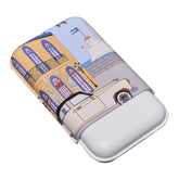 Elie blue CASA CUBANA CIGAR CASE "LE PARISIEN" - 3 CIGARS CALIBER 27